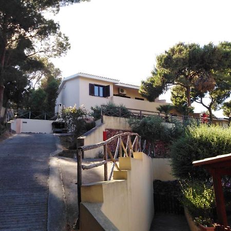 Villa Panoramica Immersa Nel Verde Порто-Пино Экстерьер фото